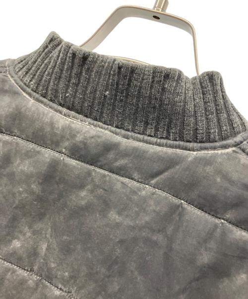 DOLCE & GABBANA（ドルチェ＆ガッバーナ）DOLCE & GABBANA (ドルチェ＆ガッバーナ) 中綿ジャケット グレー サイズ:48の古着・服飾アイテム