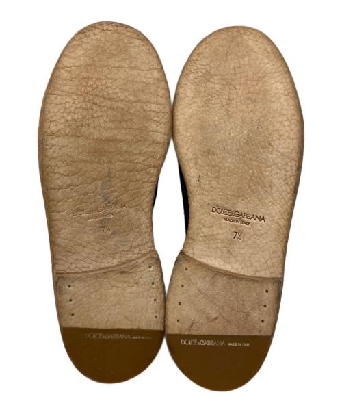 DOLCE & GABBANA（ドルチェ＆ガッバーナ）DOLCE & GABBANA (ドルチェ＆ガッバーナ) デニムシューズ インディゴ サイズ:7 1/2の古着・服飾アイテム