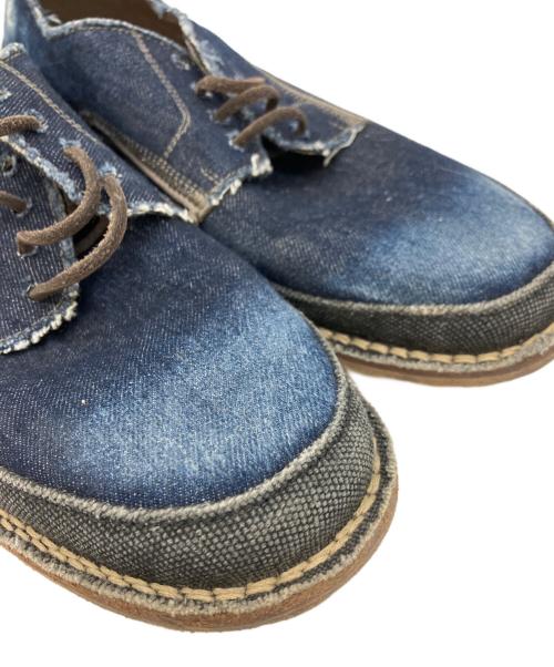 DOLCE & GABBANA（ドルチェ＆ガッバーナ）DOLCE & GABBANA (ドルチェ＆ガッバーナ) デニムシューズ インディゴ サイズ:7 1/2の古着・服飾アイテム