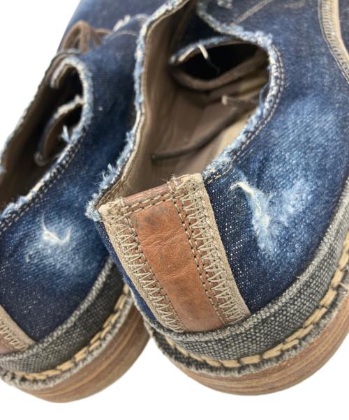 DOLCE & GABBANA（ドルチェ＆ガッバーナ）DOLCE & GABBANA (ドルチェ＆ガッバーナ) デニムシューズ インディゴ サイズ:7 1/2の古着・服飾アイテム