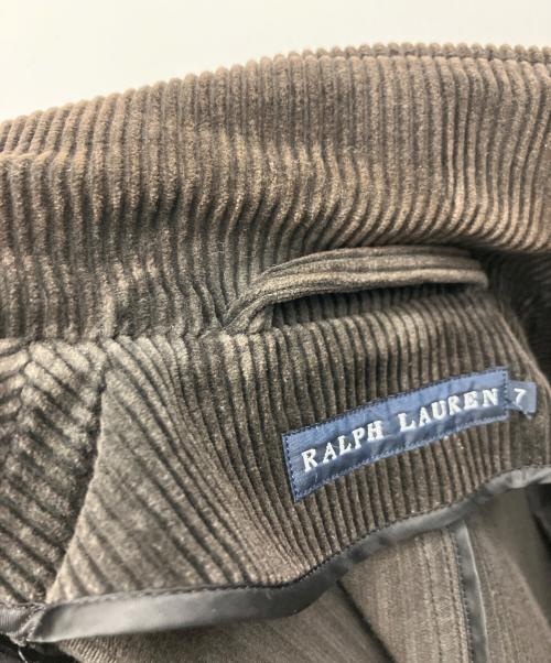 RALPH LAUREN（ラルフローレン）RALPH LAUREN (ラルフローレン) コーデュロイテーラードジャケット ブラウン サイズ:7の古着・服飾アイテム