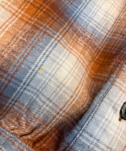 PENDLETON（ペンドルトン）PENDLETON (ペンドルトン) 長袖シャツ ブラウン×ブルー サイズ:Lの古着・服飾アイテム