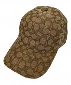 COACHコーチ）の古着「キャップ」｜ブラウン