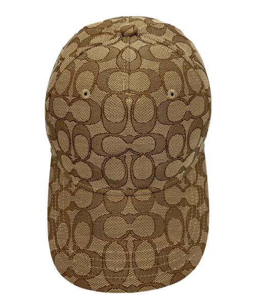 COACH（コーチ）COACH (コーチ) キャップ ブラウン サイズ:54/62㎝の古着・服飾アイテム