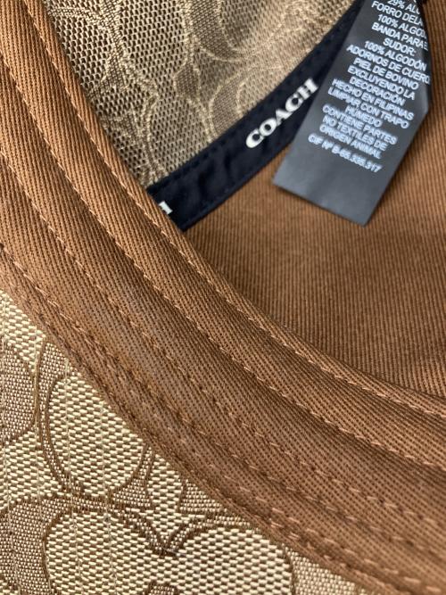 COACH（コーチ）COACH (コーチ) キャップ ブラウン サイズ:54/62㎝の古着・服飾アイテム