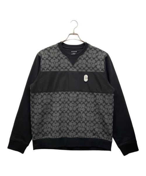 COACH（コーチ）COACH (コーチ) スウェット ブラック サイズ:Lの古着・服飾アイテム