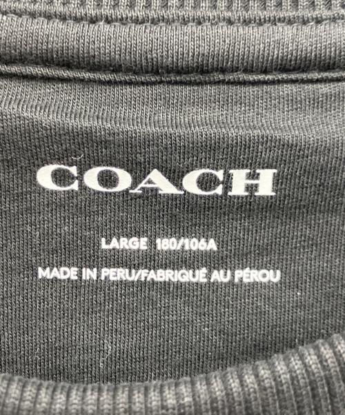 COACH（コーチ）COACH (コーチ) スウェット ブラック サイズ:Lの古着・服飾アイテム