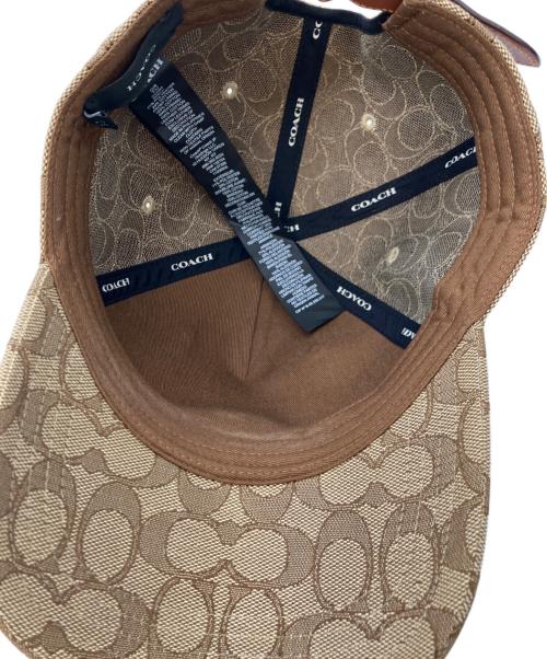 COACH（コーチ）COACH (コーチ) キャップ ブラウン サイズ:54/62㎝の古着・服飾アイテム