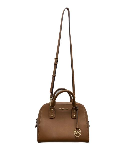 MICHAEL KORS（マイケル・コース）MICHAEL KORS (マイケル・コース) 2WAYショルダーバッグ ブラウンの古着・服飾アイテム