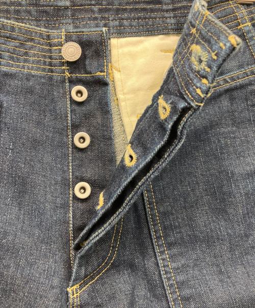 SASSAFRAS（ササフラス）SASSAFRAS (ササフラス) デニムハーフパンツ インディゴ サイズ:Sの古着・服飾アイテム