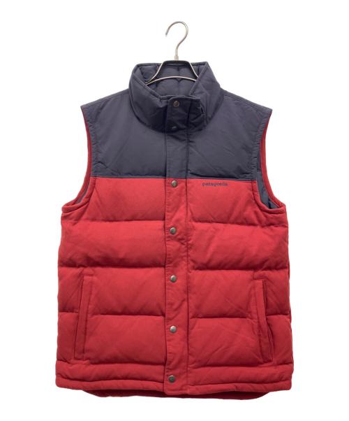 Patagonia（パタゴニア）Patagonia (パタゴニア) ビビーダウンベスト レッド×パープル サイズ:Sの古着・服飾アイテム