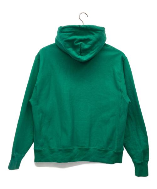 Champion REVERSE WEAVE（チャンピオン リバース ウィーブ）Champion REVERSE WEAVE (チャンピオン リバース ウィーブ) プルオーバーパーカー グリーン サイズ:2XLの古着・服飾アイテム