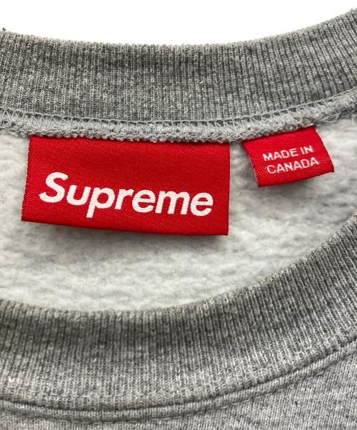 SUPREME（シュプリーム）SUPREME (シュプリーム) Small Box Raglan Crewneck グレー サイズ:Mの古着・服飾アイテム