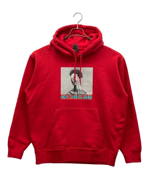 KING GNU（キングヌー）KING GNU (キングヌー) プルオーバーパーカー レッド サイズ:XLの古着・服飾アイテム