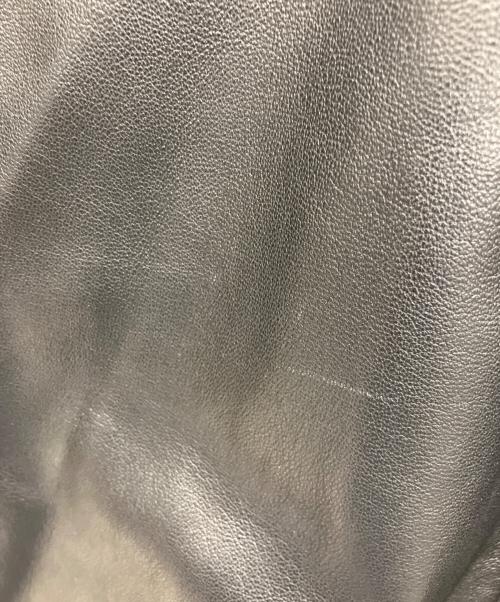 TETE HOMME（テット オム）TETE HOMME (テット オム) スタンドカラーレザーブルゾン ブラック サイズ:4Lの古着・服飾アイテム