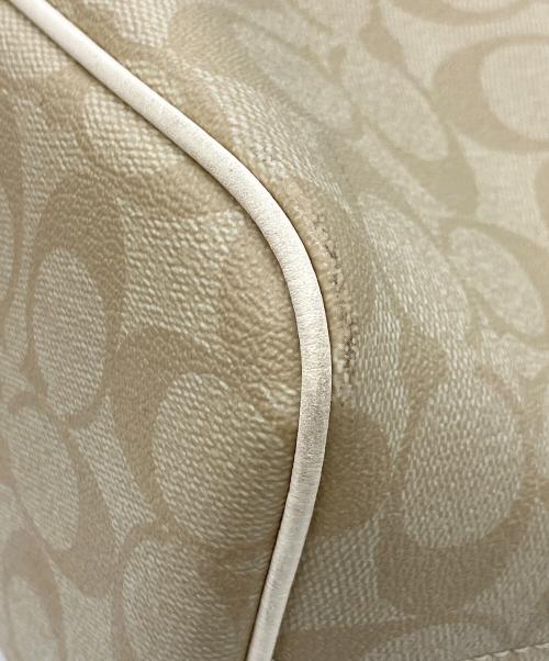 COACH（コーチ）COACH (コーチ) ショルダーバッグ ベージュの古着・服飾アイテム