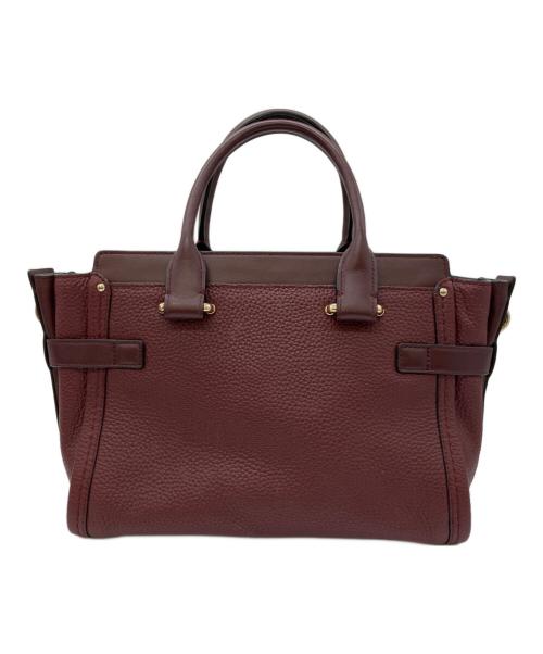 COACH（コーチ）COACH (コーチ) ハンドバッグ ワインレッドの古着・服飾アイテム