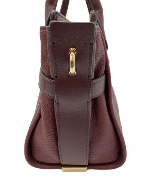 COACH（コーチ）COACH (コーチ) ハンドバッグ ワインレッドの古着・服飾アイテム