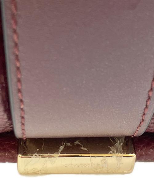 COACH（コーチ）COACH (コーチ) ハンドバッグ ワインレッドの古着・服飾アイテム