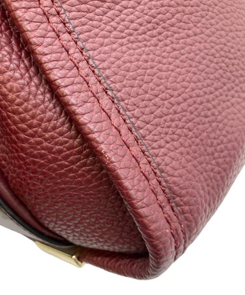 COACH（コーチ）COACH (コーチ) ハンドバッグ ワインレッドの古着・服飾アイテム