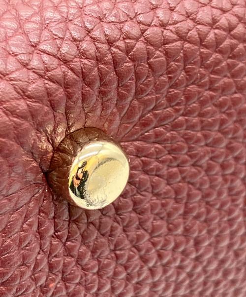 COACH（コーチ）COACH (コーチ) ハンドバッグ ワインレッドの古着・服飾アイテム