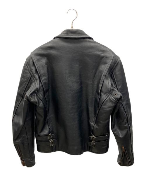 AMERICAN NOSTALGIA（アメリカンノスタルジア）AMERICAN NOSTALGIA (アメリカンノスタルジア) レザージャケット ブラック サイズ:Mの古着・服飾アイテム
