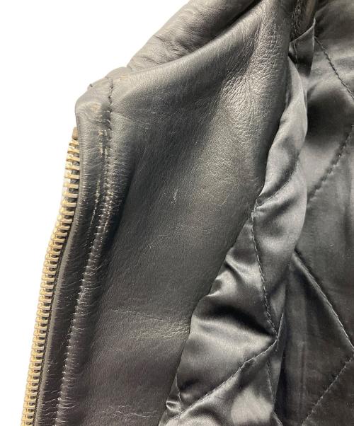 AMERICAN NOSTALGIA（アメリカンノスタルジア）AMERICAN NOSTALGIA (アメリカンノスタルジア) レザージャケット ブラック サイズ:Mの古着・服飾アイテム