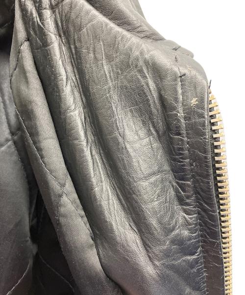 AMERICAN NOSTALGIA（アメリカンノスタルジア）AMERICAN NOSTALGIA (アメリカンノスタルジア) レザージャケット ブラック サイズ:Mの古着・服飾アイテム