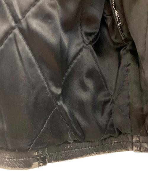 AMERICAN NOSTALGIA（アメリカンノスタルジア）AMERICAN NOSTALGIA (アメリカンノスタルジア) レザージャケット ブラック サイズ:Mの古着・服飾アイテム