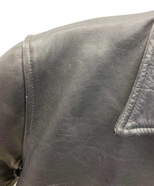 AMERICAN NOSTALGIA（アメリカンノスタルジア）AMERICAN NOSTALGIA (アメリカンノスタルジア) レザージャケット ブラック サイズ:Mの古着・服飾アイテム