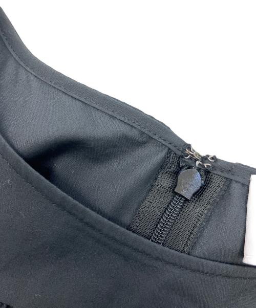 UNITED ARROWS TOKYO（ユナイテッドアローズトウキョウ）UNITED ARROWS TOKYO (ユナイテッドアローズトウキョウ) C/PEティアード チュニック ブラック サイズ:Freeの古着・服飾アイテム