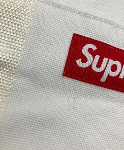 SUPREME（シュプリーム）SUPREME (シュプリーム) キャンバストートバッグ ホワイトの古着・服飾アイテム