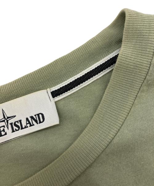 STONE ISLAND（ストーンアイランド）STONE ISLAND (ストーンアイランド) 半袖Tシャツ グリーン サイズ:Lの古着・服飾アイテム
