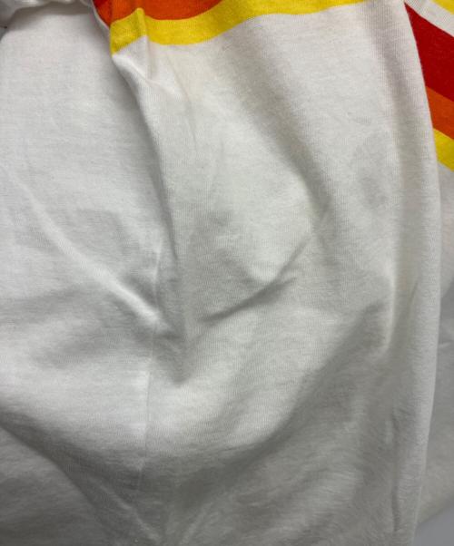 GUCCI（グッチ）GUCCI (グッチ) 半袖Tシャツ ホワイト×レッド サイズ:Sの古着・服飾アイテム