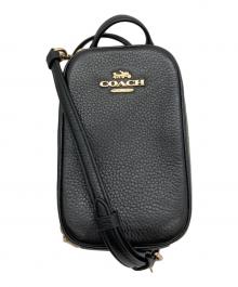 COACH（コーチ）の古着「ショルダーバッグ」｜ブラック×ゴールド