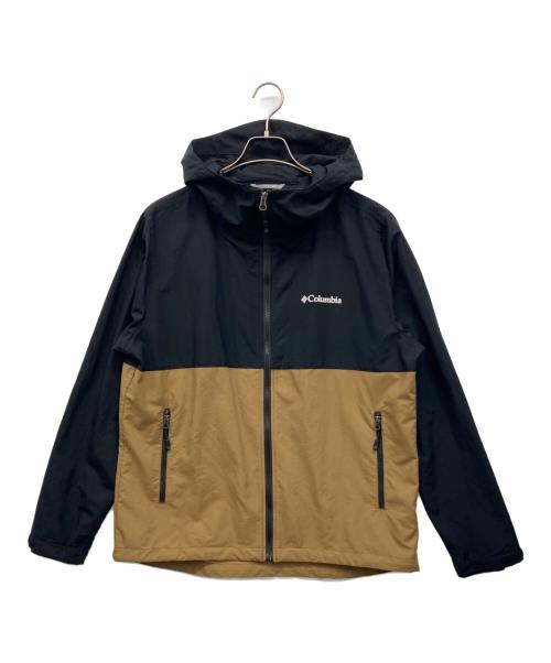 Columbia（コロンビア）Columbia (コロンビア) ヴィザボナパスジャケット ブラック×ブラウン サイズ:Mの古着・服飾アイテム