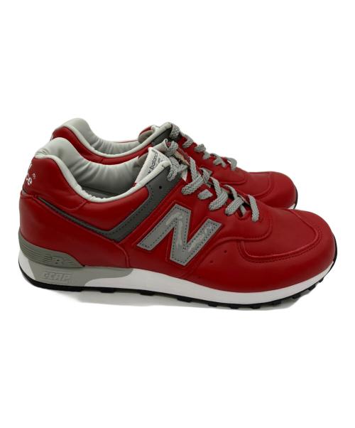 NEW BALANCE（ニューバランス）NEW BALANCE (ニューバランス) スニーカー レッド×グレー サイズ:7 1/2の古着・服飾アイテム
