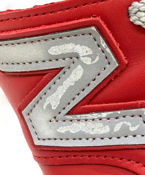 NEW BALANCE（ニューバランス）NEW BALANCE (ニューバランス) スニーカー レッド×グレー サイズ:7 1/2の古着・服飾アイテム