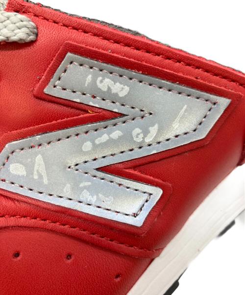NEW BALANCE（ニューバランス）NEW BALANCE (ニューバランス) スニーカー レッド×グレー サイズ:7 1/2の古着・服飾アイテム