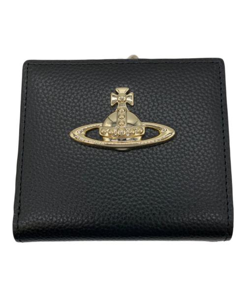 Vivienne Westwood（ヴィヴィアンウエストウッド）Vivienne Westwood (ヴィヴィアンウエストウッド) 2つ折り財布 ブラックの古着・服飾アイテム
