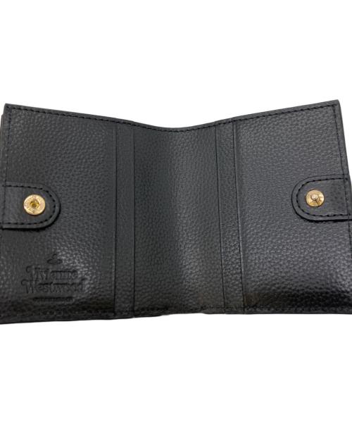 Vivienne Westwood（ヴィヴィアンウエストウッド）Vivienne Westwood (ヴィヴィアンウエストウッド) 2つ折り財布 ブラックの古着・服飾アイテム