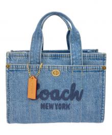 COACH（コーチ）の古着「ハンドバッグ」｜インディゴ
