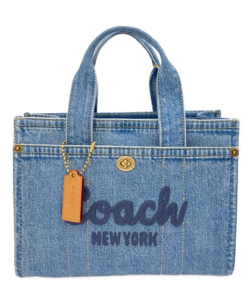 COACH（コーチ）COACH (コーチ) ハンドバッグ インディゴの古着・服飾アイテム