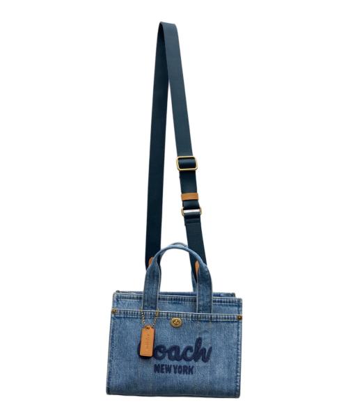 COACH（コーチ）COACH (コーチ) ハンドバッグ インディゴの古着・服飾アイテム