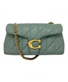 COACH（コーチ）の古着「チェーンショルダーバッグ」｜セージグリーン