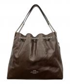 COACHコーチ）の古着「チェーンショルダーバッグ」｜ブラウン