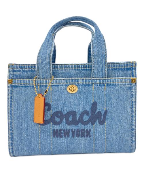 COACH（コーチ）COACH (コーチ) ハンドバッグ インディゴの古着・服飾アイテム