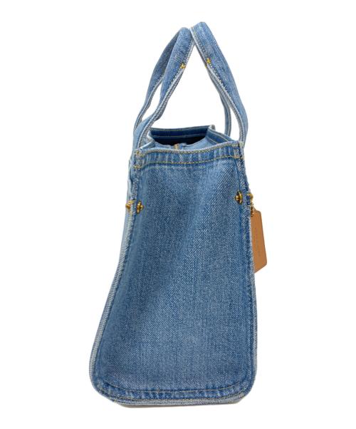 COACH（コーチ）COACH (コーチ) ハンドバッグ インディゴの古着・服飾アイテム
