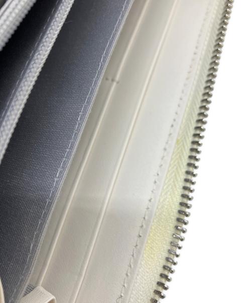 ヒマラヤクロコダイル（ヒマラヤクロコダイル）ヒマラヤクロコダイル (ヒマラヤクロコダイル) 長財布 ホワイトの古着・服飾アイテム