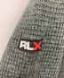 中古・古着 RLX RALPH LAUREN (アールエルエックスラルフローレン) ドライバーズニット グレー サイズ:M：11000円